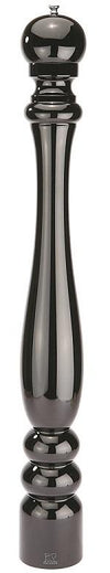 Schwarz lackierte Pfeffermühle aus Buchenholz 80cm