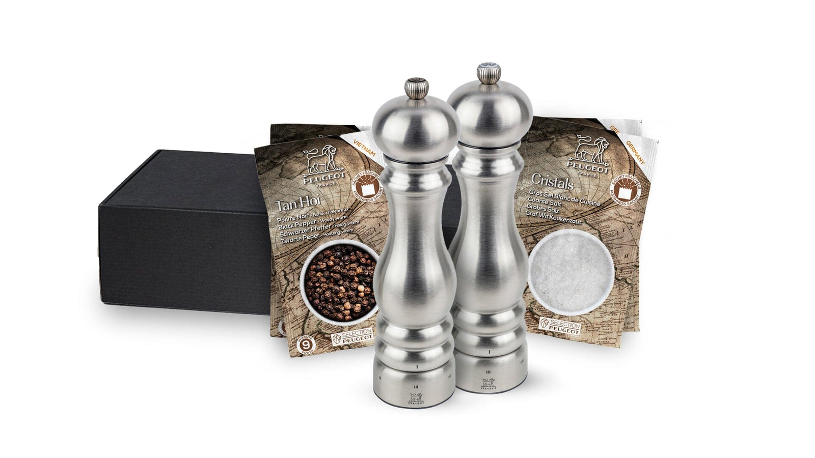 Geschenkset Paris Chef Salz- & Pfeffermühlen 22cm