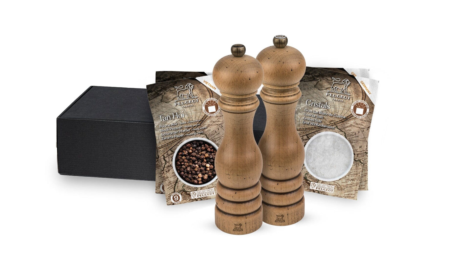 Geschenkset Paris Antique Salz- & Pfeffermühlen 22cm