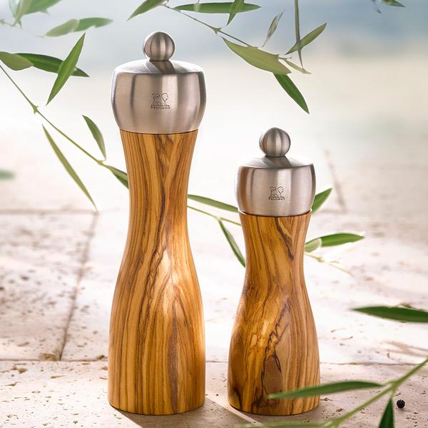 Pfeffermühle/Salzmühle aus Olivenholz - Peugeot Saveurs Fidji